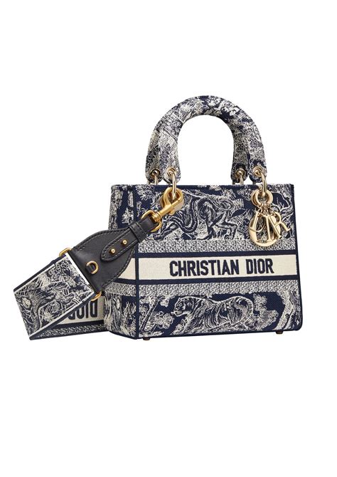 borsa dior lady di jeans|Borsa media Lady D.